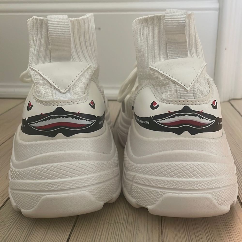 Super Cute DB Shark Sneakers! Only worn once!